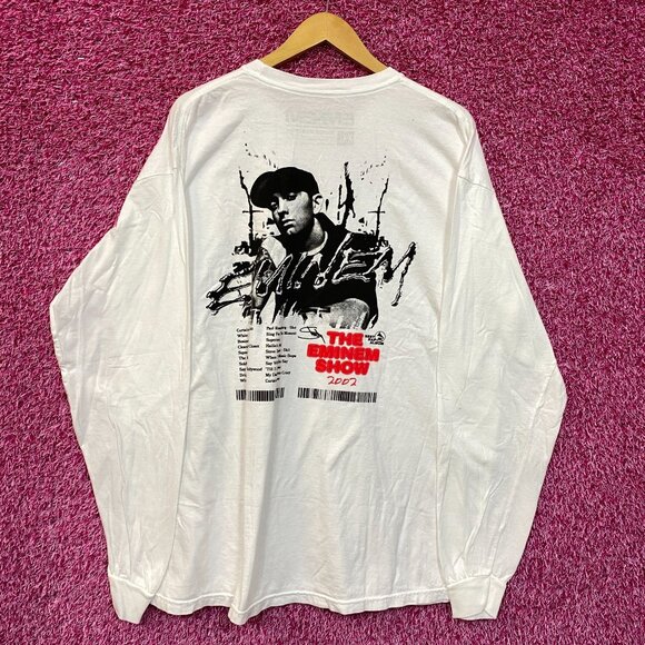 Eminem 2002 The Eminem Show Grammys Winner for Best Rap Album Long Sleeve 2X - Picture 1 of 4
